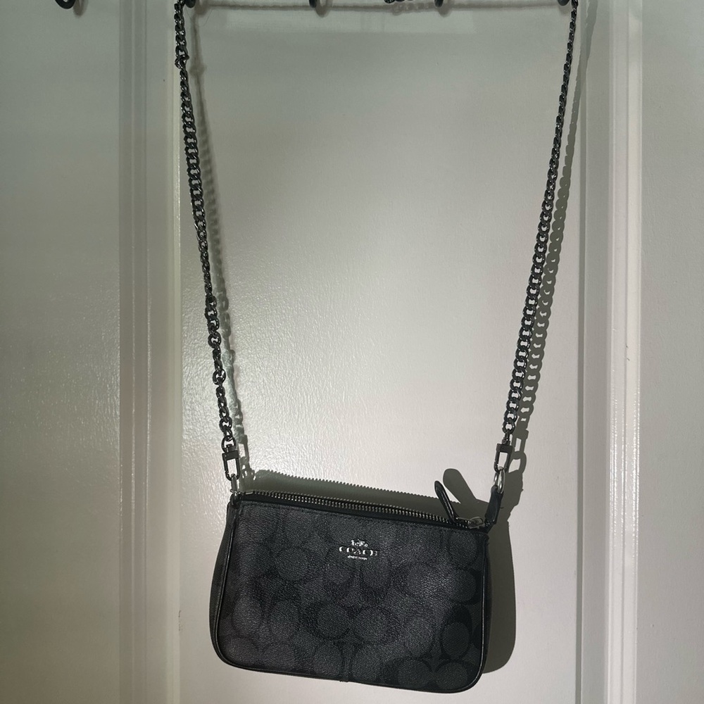 Coach Charcoal Crossbody Bag